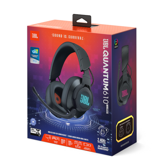 JBL Quantum 610 Wireless - Black - Wireless over-ear gaming headset - Detailshot 15